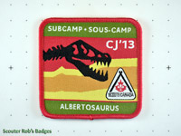 CJ'13 12th Canadian Jamboree Subcamp Albertasaurus [CJ JAMB 12-04a]